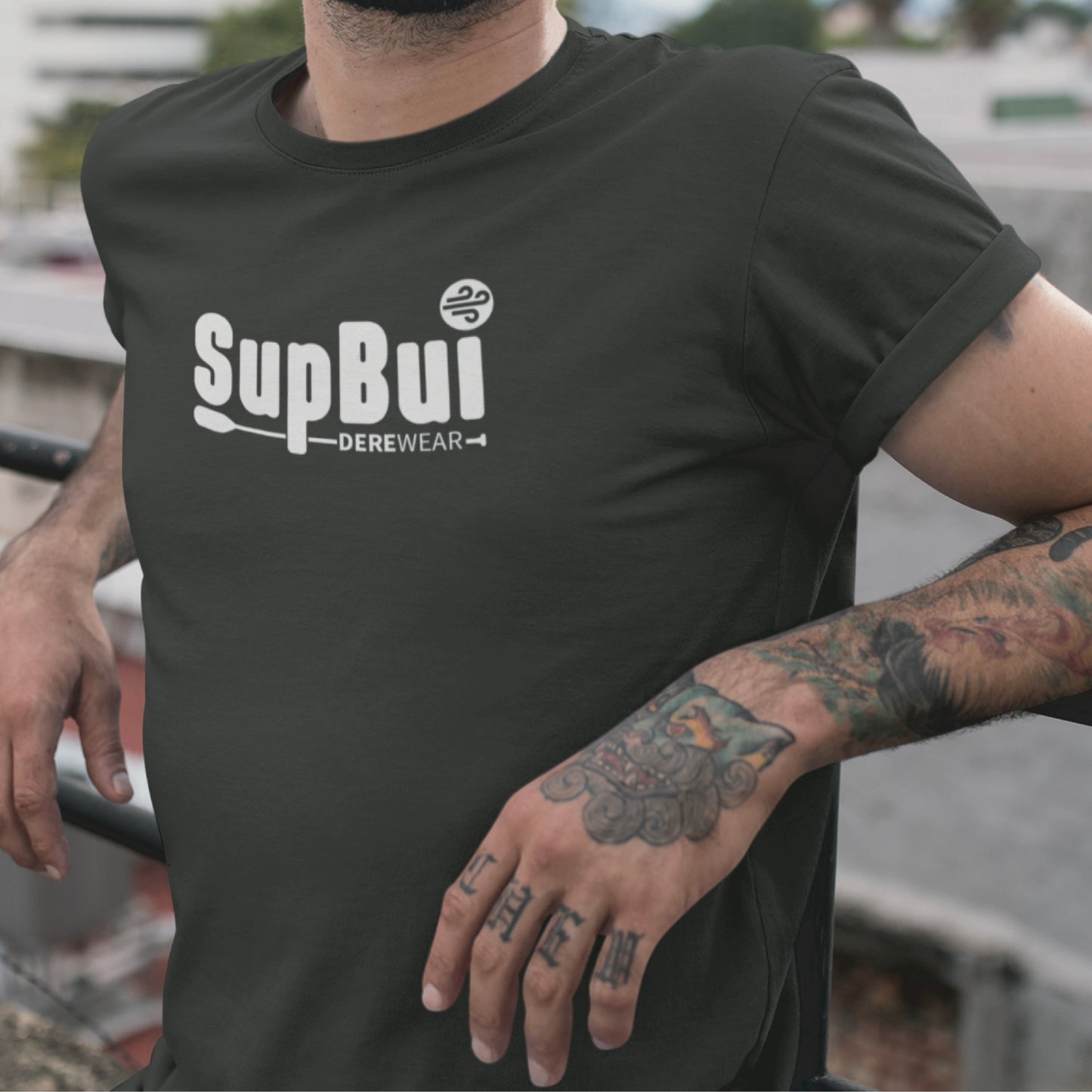 SUPBUI - Dark Grey / White